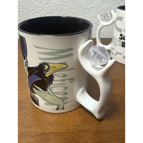Walt Disney World RARE Disney Villain Mug With Charm Ursula Cruella x4
